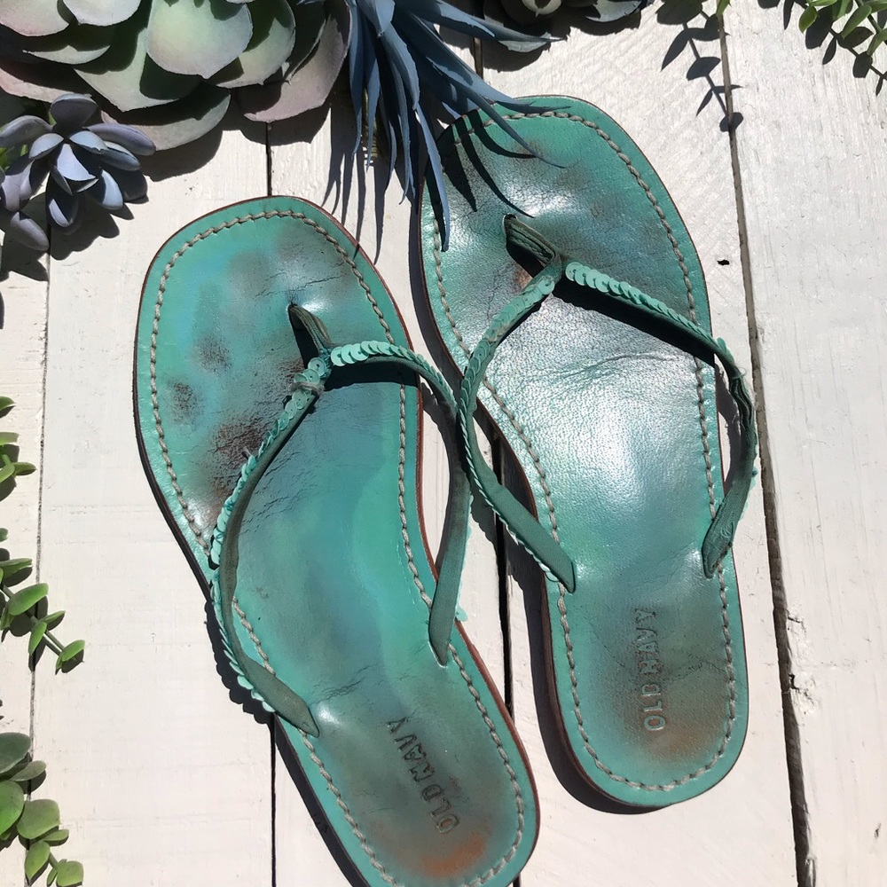 Turquoise Sandals